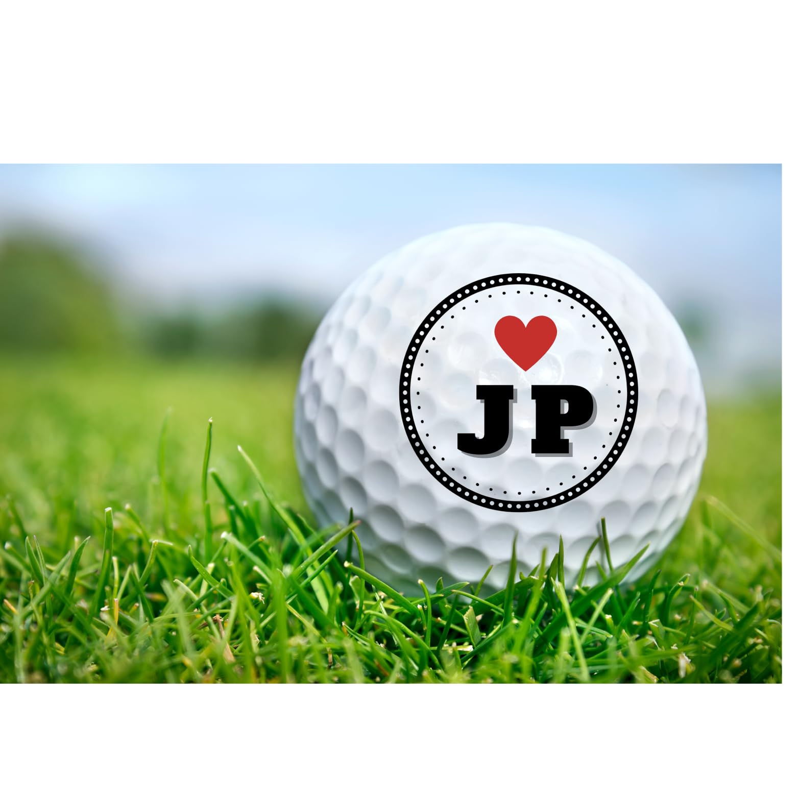 Personalized Golf Balls Beautiful Custom Initial Designs | Multiple Designs Monogrammed Golf Gifts & Accessories. Includes Golf-Balls,Towel,Divot.
