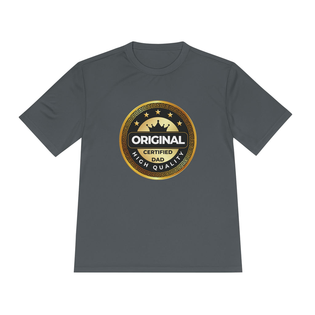 Original Certified Dad Badge Tee | Father's Day Dad Shirt