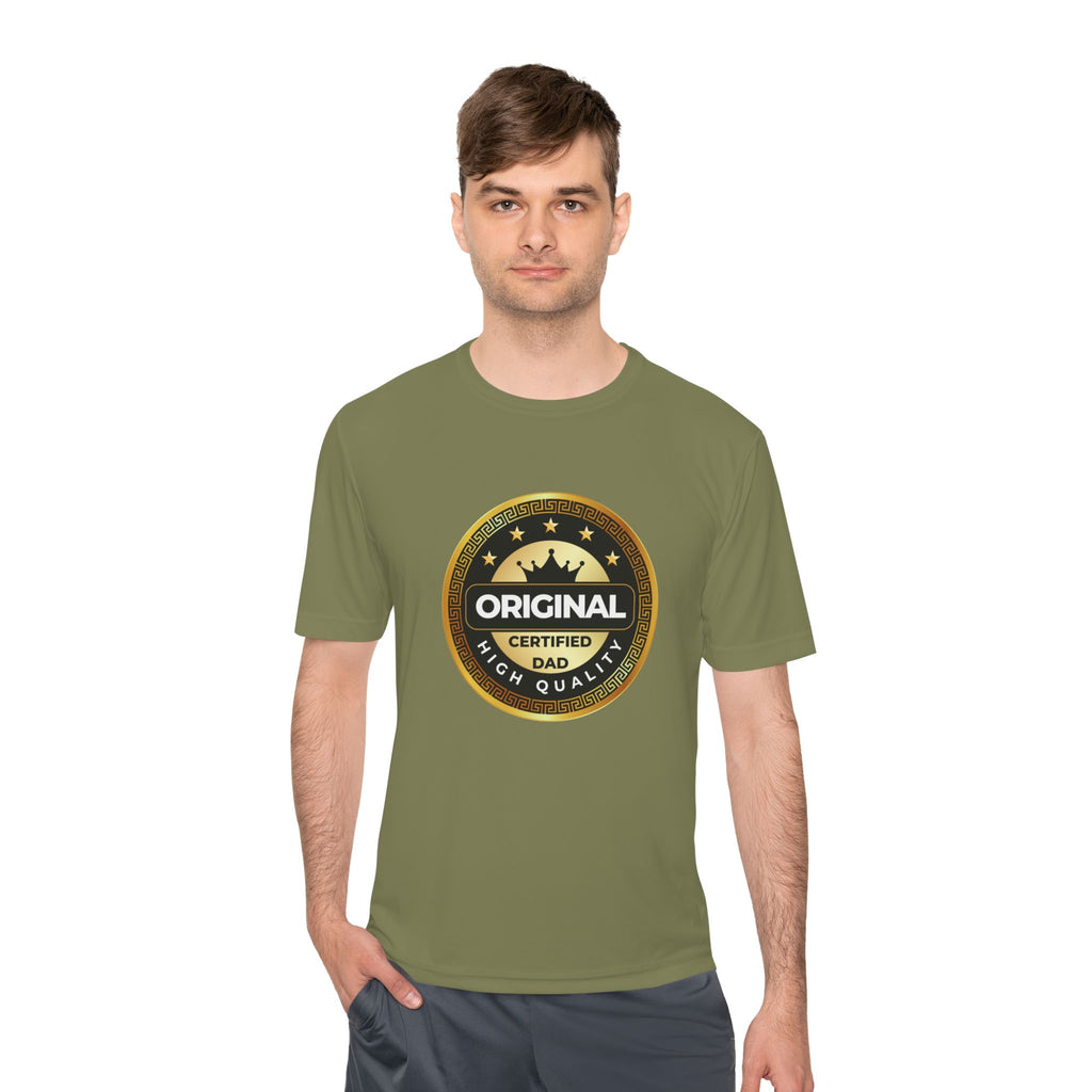 Original Certified Dad Badge Tee | Father's Day Dad Shirt