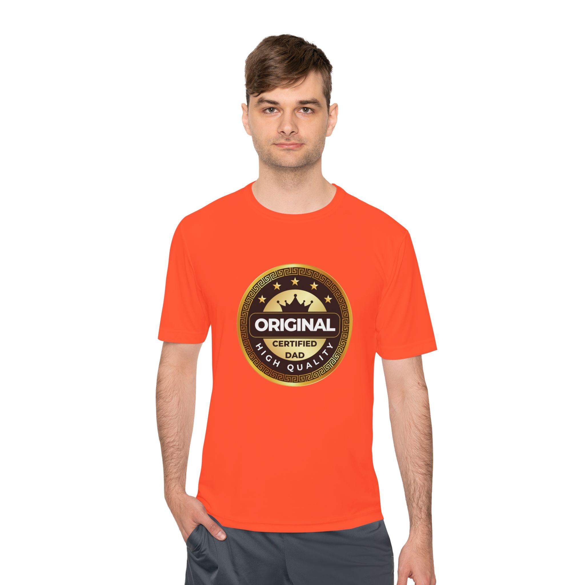 Original Certified Dad Badge Tee | Father's Day Dad Shirt
