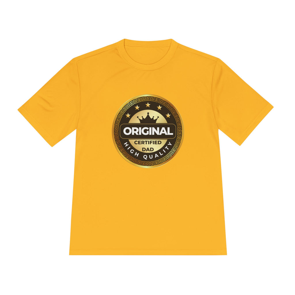 Original Certified Dad Badge Tee | Father's Day Dad Shirt