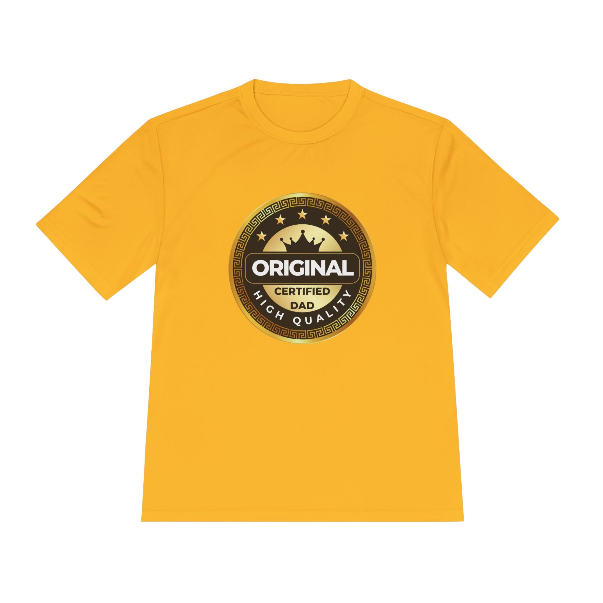 Original Certified Dad Badge Tee | Father's Day Dad Shirt