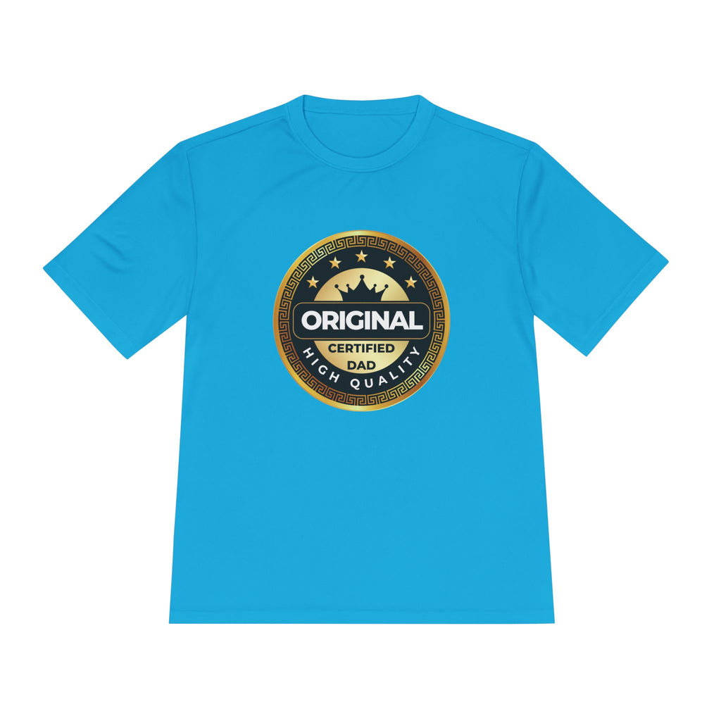 Original Certified Dad Badge Tee | Father's Day Dad Shirt