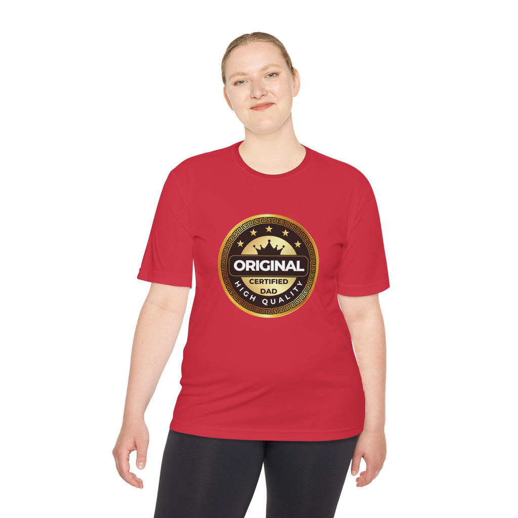 Original Certified Dad Badge Tee | Father's Day Dad Shirt