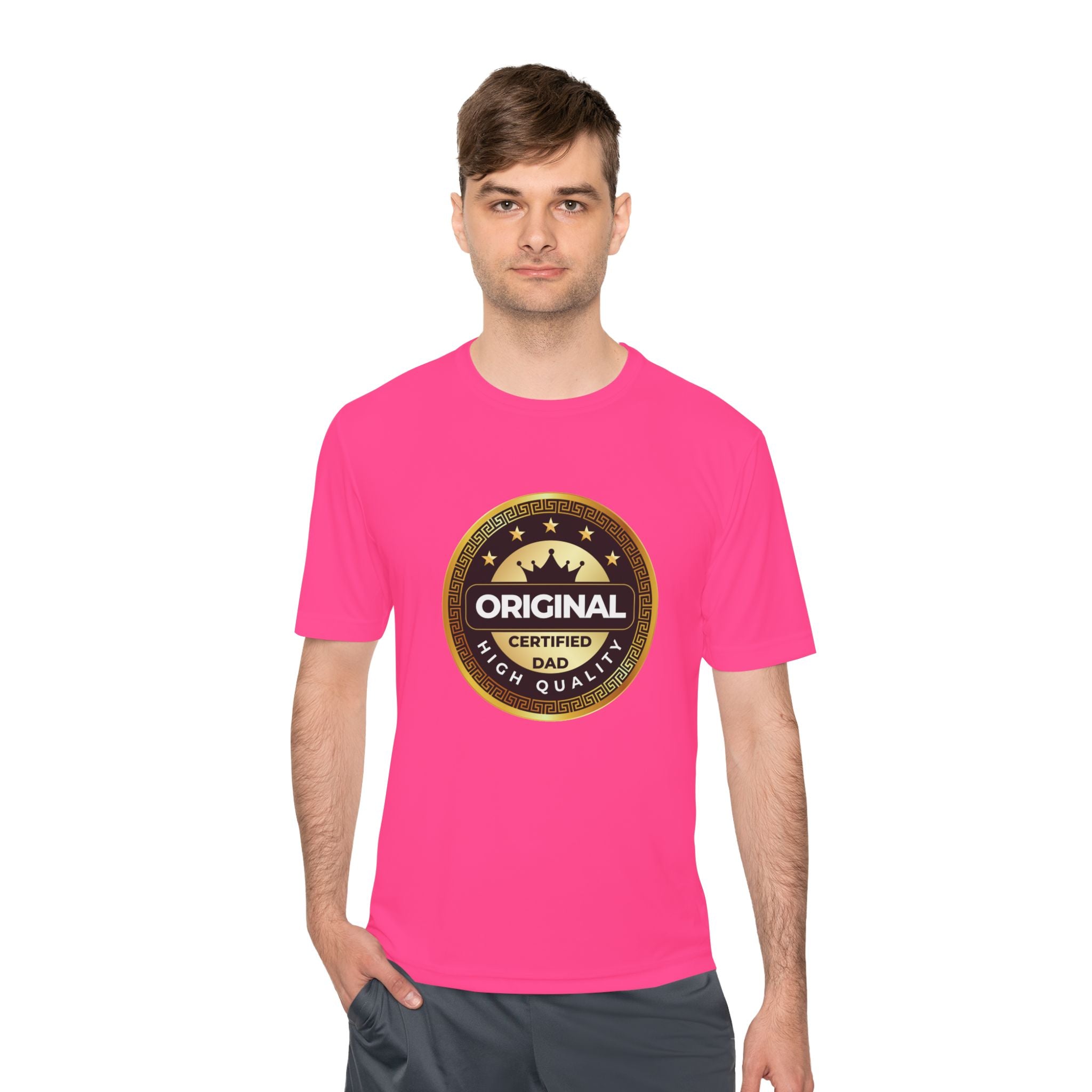 Original Certified Dad Badge Tee | Father's Day Dad Shirt