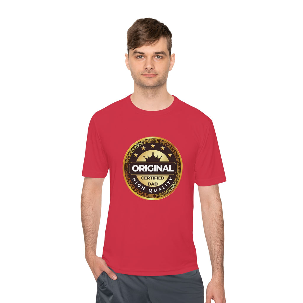 Original Certified Dad Badge Tee | Father's Day Dad Shirt