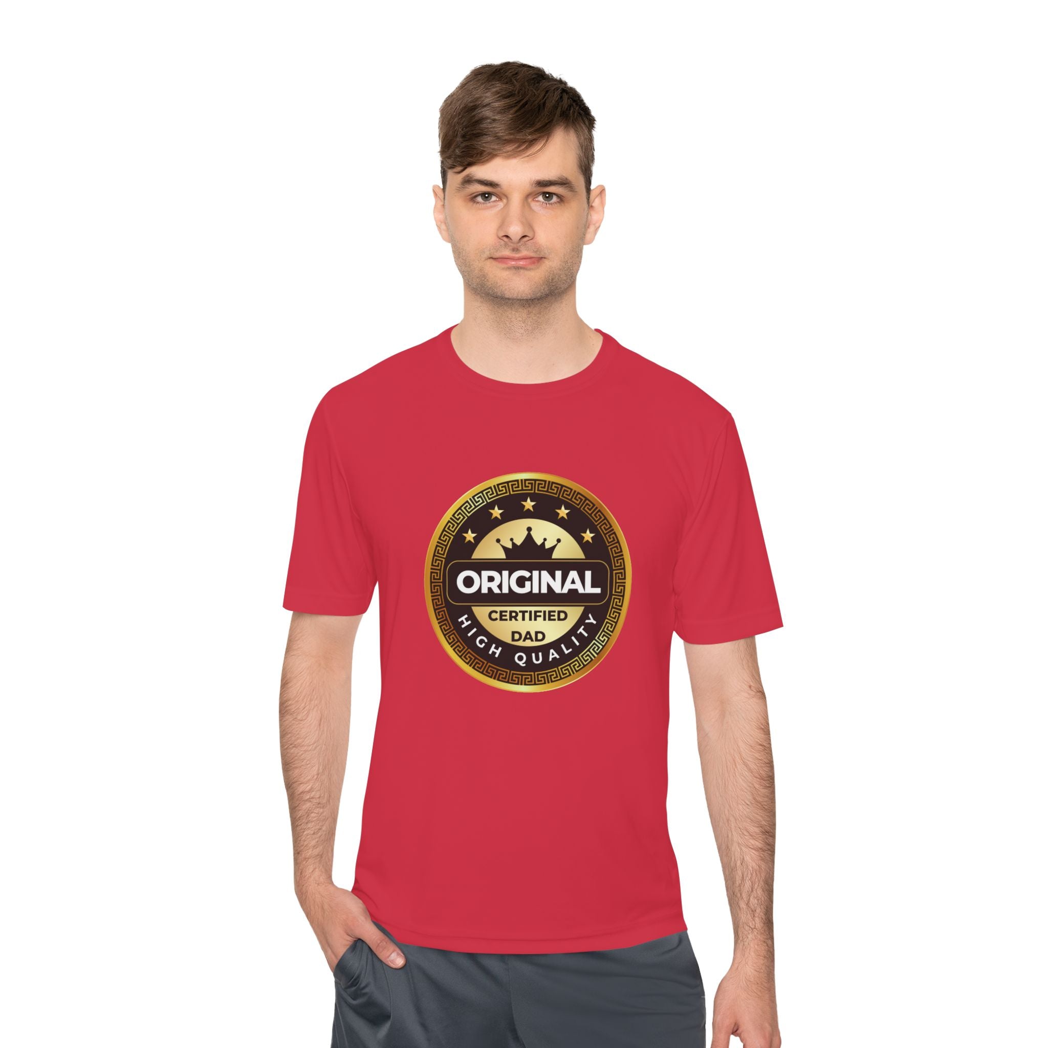 Original Certified Dad Badge Tee | Father's Day Dad Shirt
