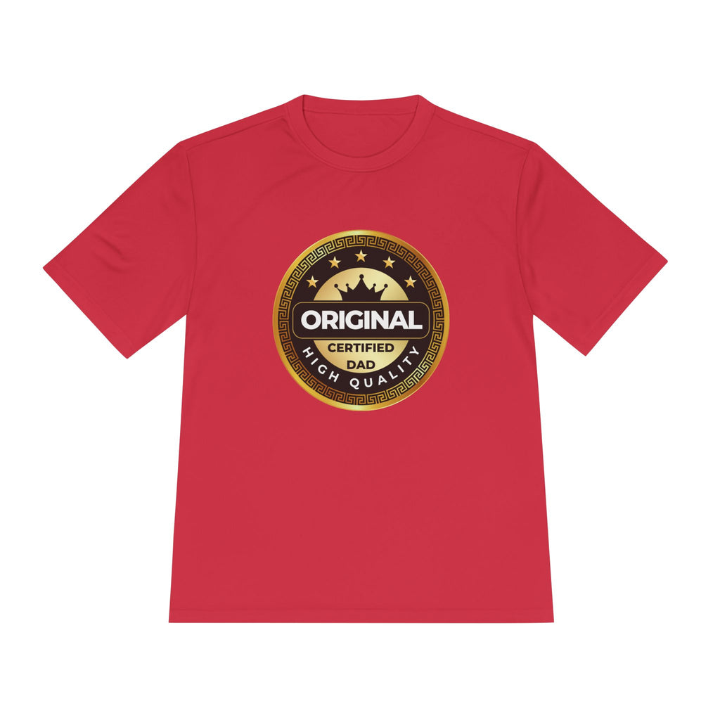 Original Certified Dad Badge Tee | Father's Day Dad Shirt