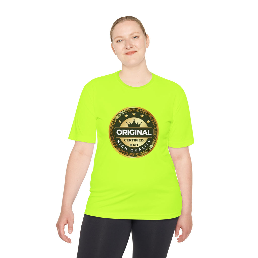 Original Certified Dad Badge Tee | Father's Day Dad Shirt