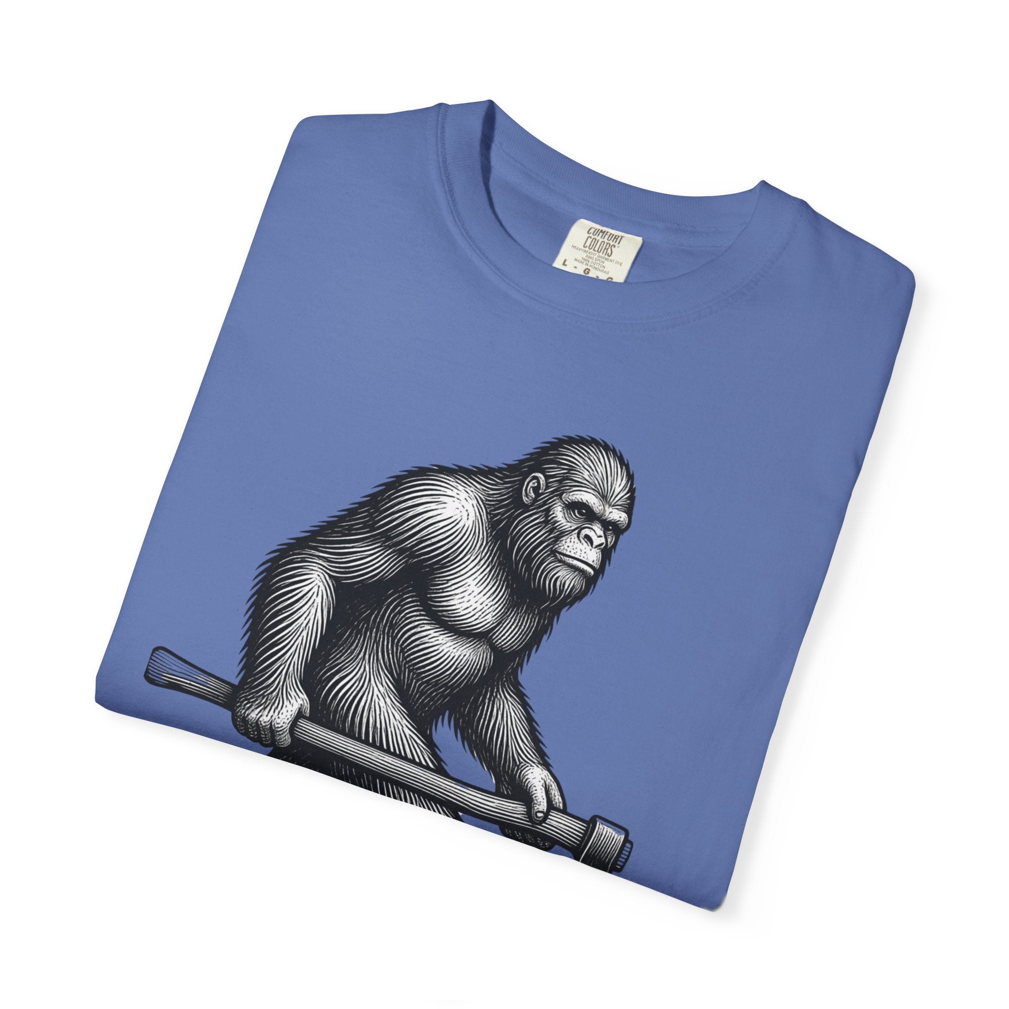 Sasquatch with Axe T-shirt | Vintage Bigfoot Illustration USA