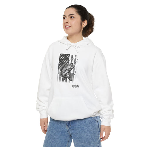 American Flag Sloth Hoodie | USA Graphic Pullover