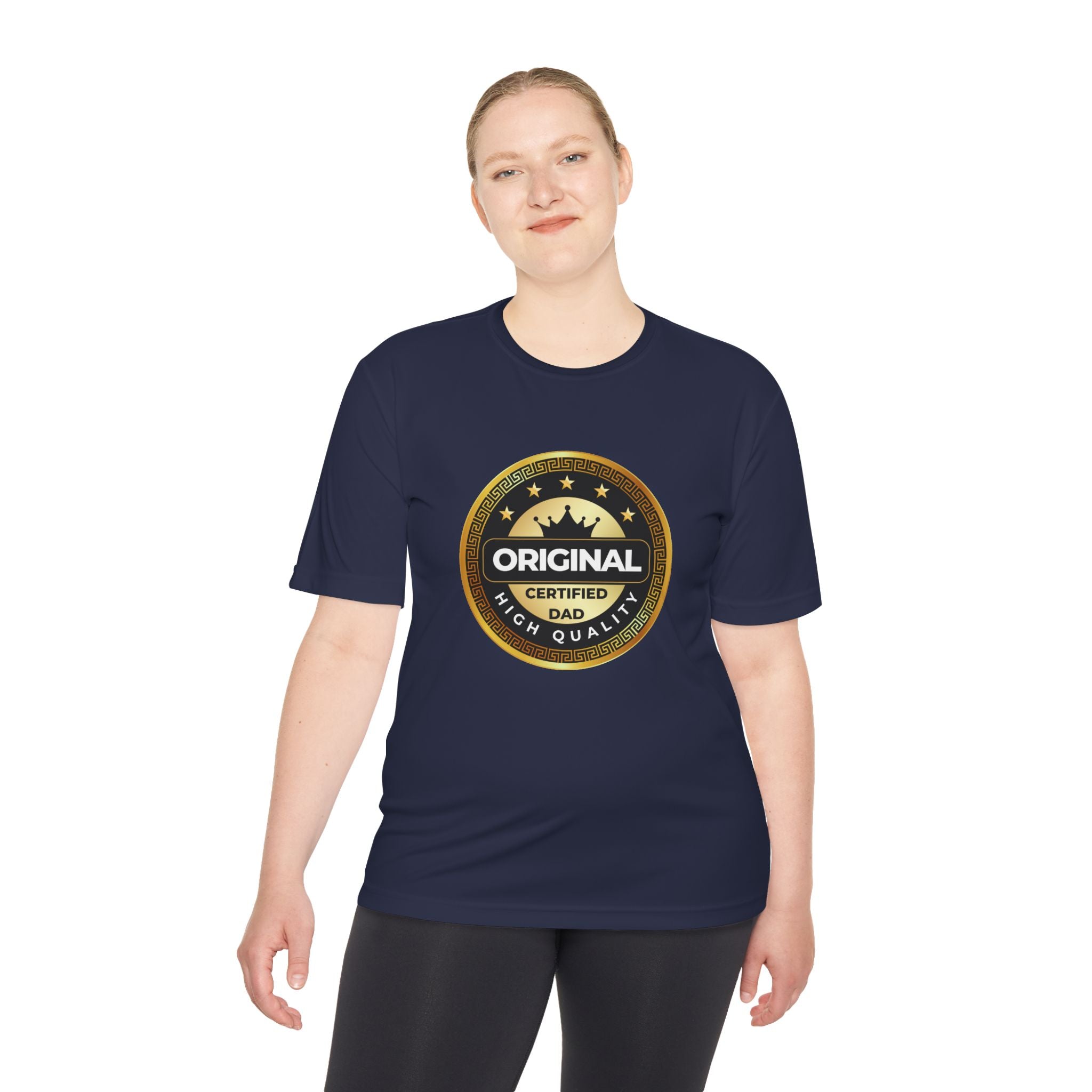 Original Certified Dad Badge Tee | Father's Day Dad Shirt