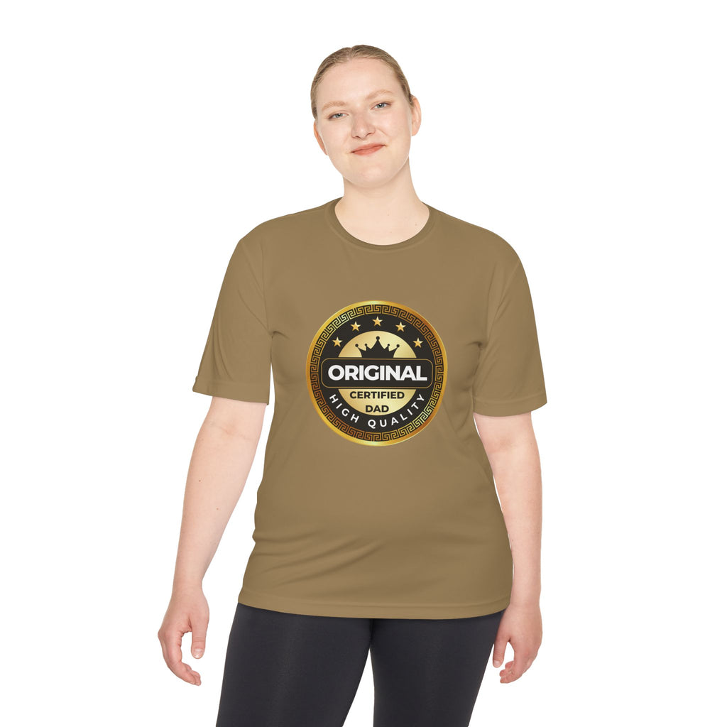 Original Certified Dad Badge Tee | Father's Day Dad Shirt