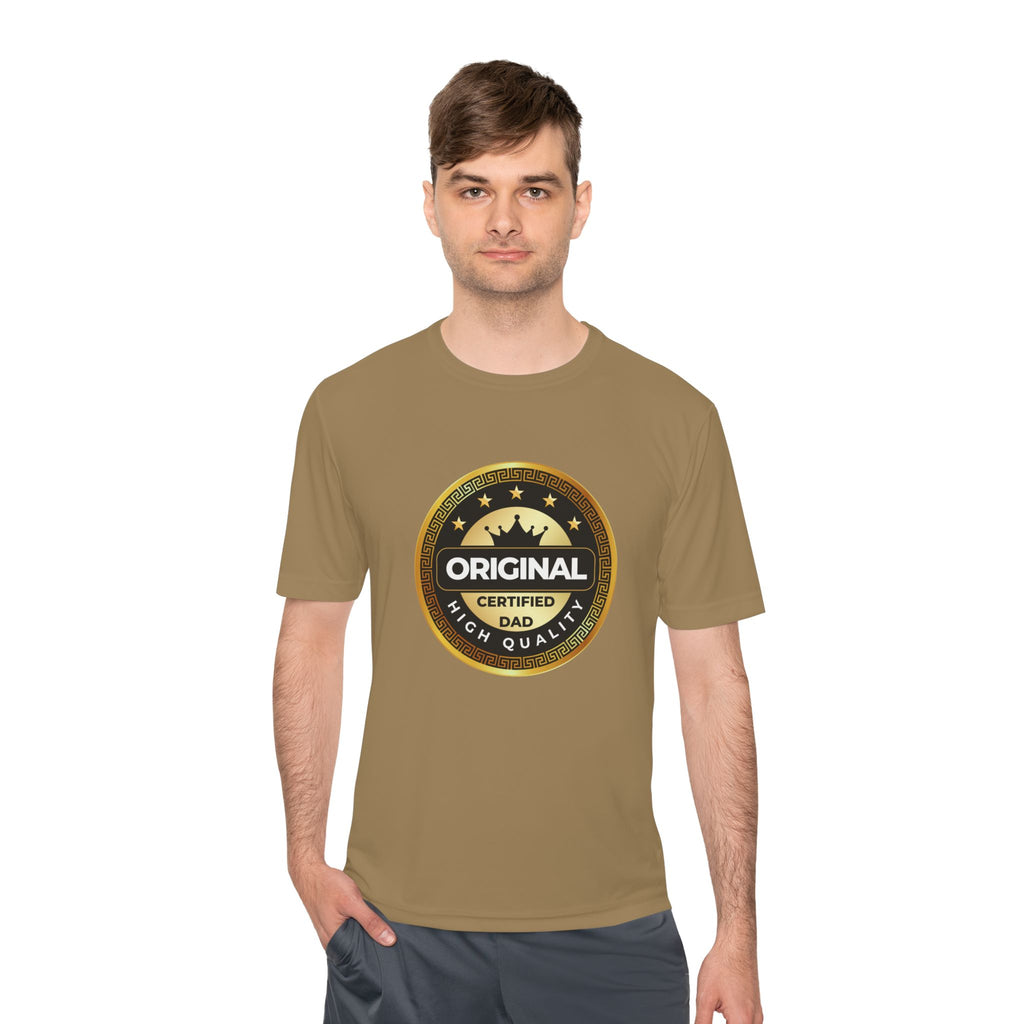 Original Certified Dad Badge Tee | Father's Day Dad Shirt