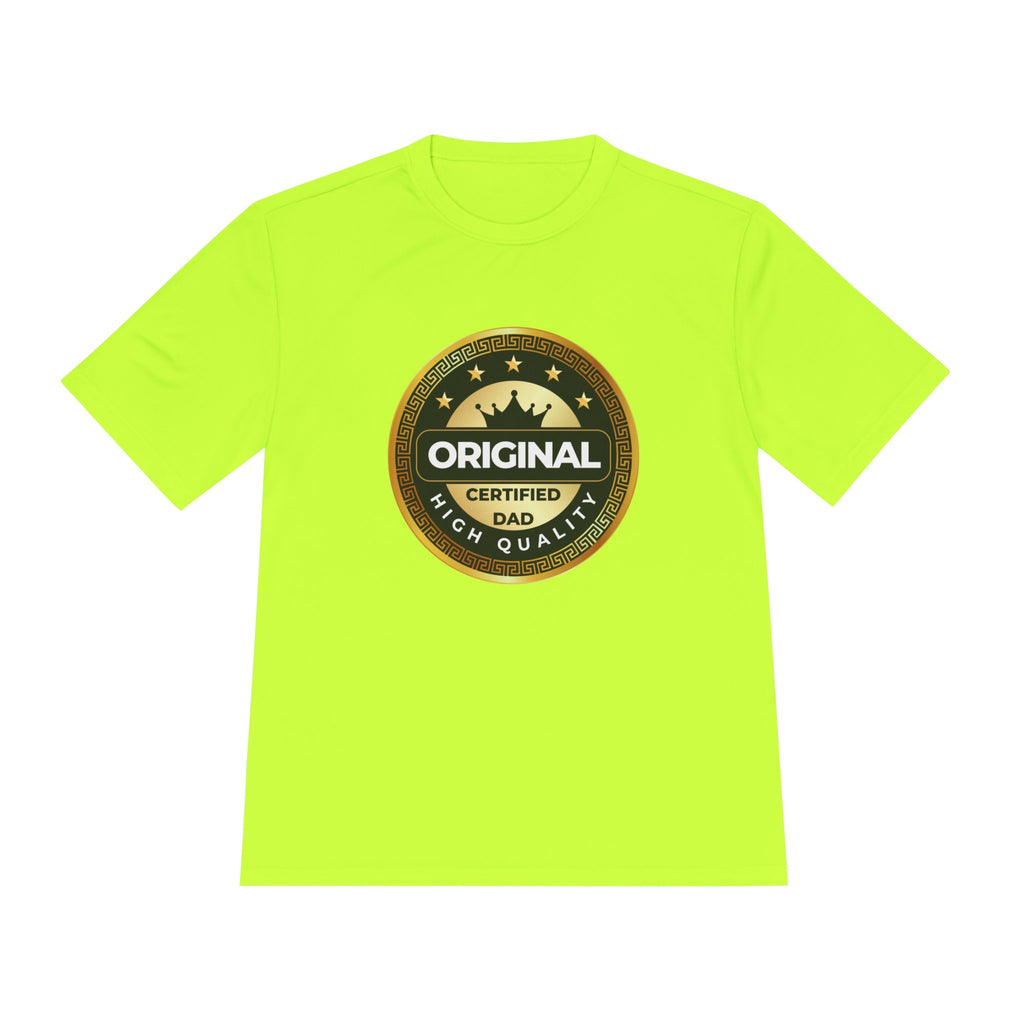 Original Certified Dad Badge Tee | Father's Day Dad Shirt