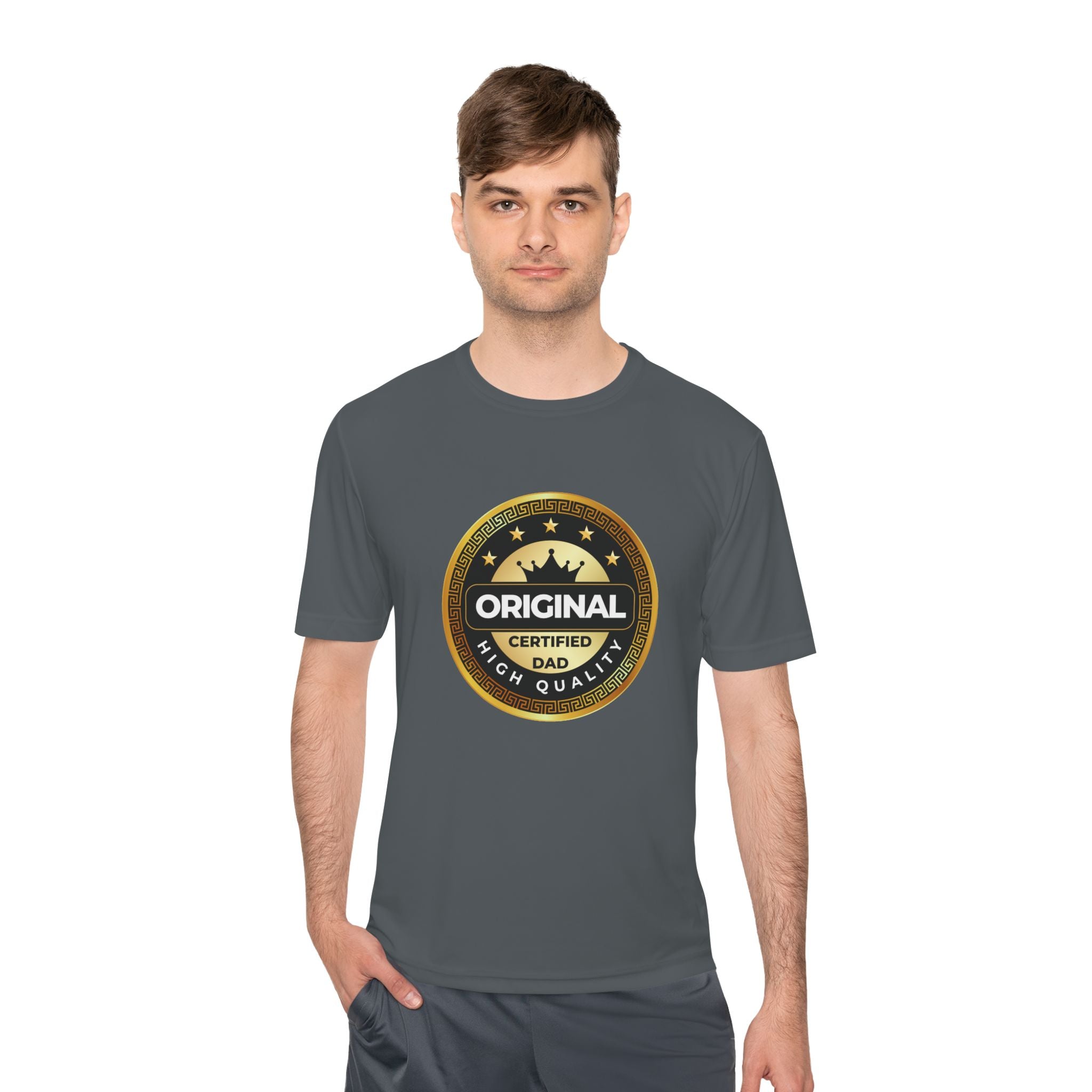 Original Certified Dad Badge Tee | Father's Day Dad Shirt