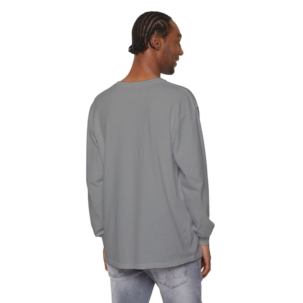 Beware of Dad Watching 24/7 Pitbull Graphic Long Sleeve Tee