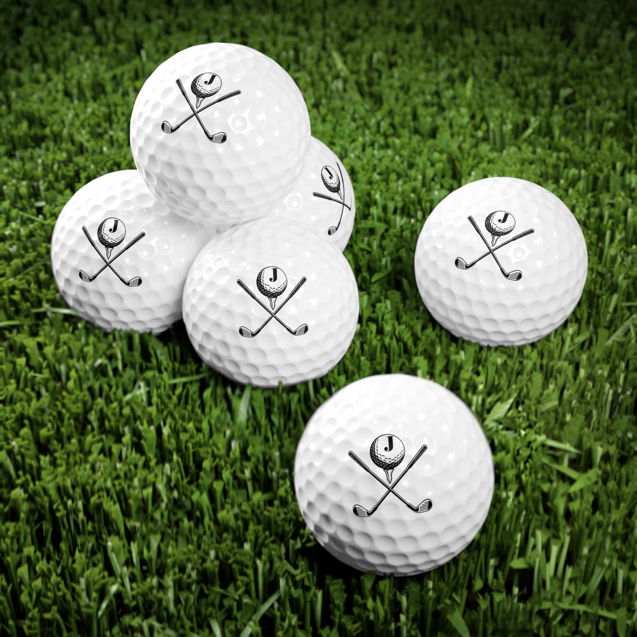 Golf Balls, 6pcs J10