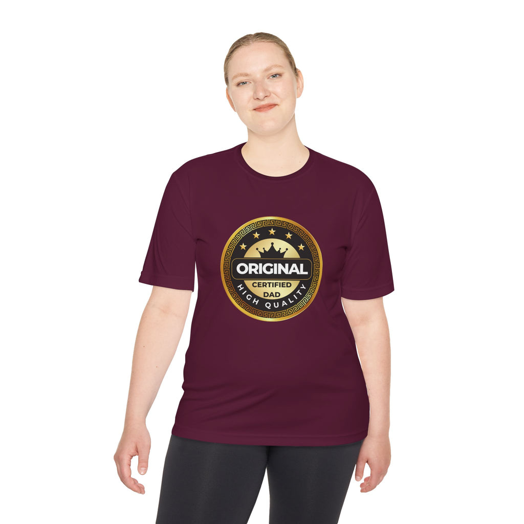 Original Certified Dad Badge Tee | Father's Day Dad Shirt