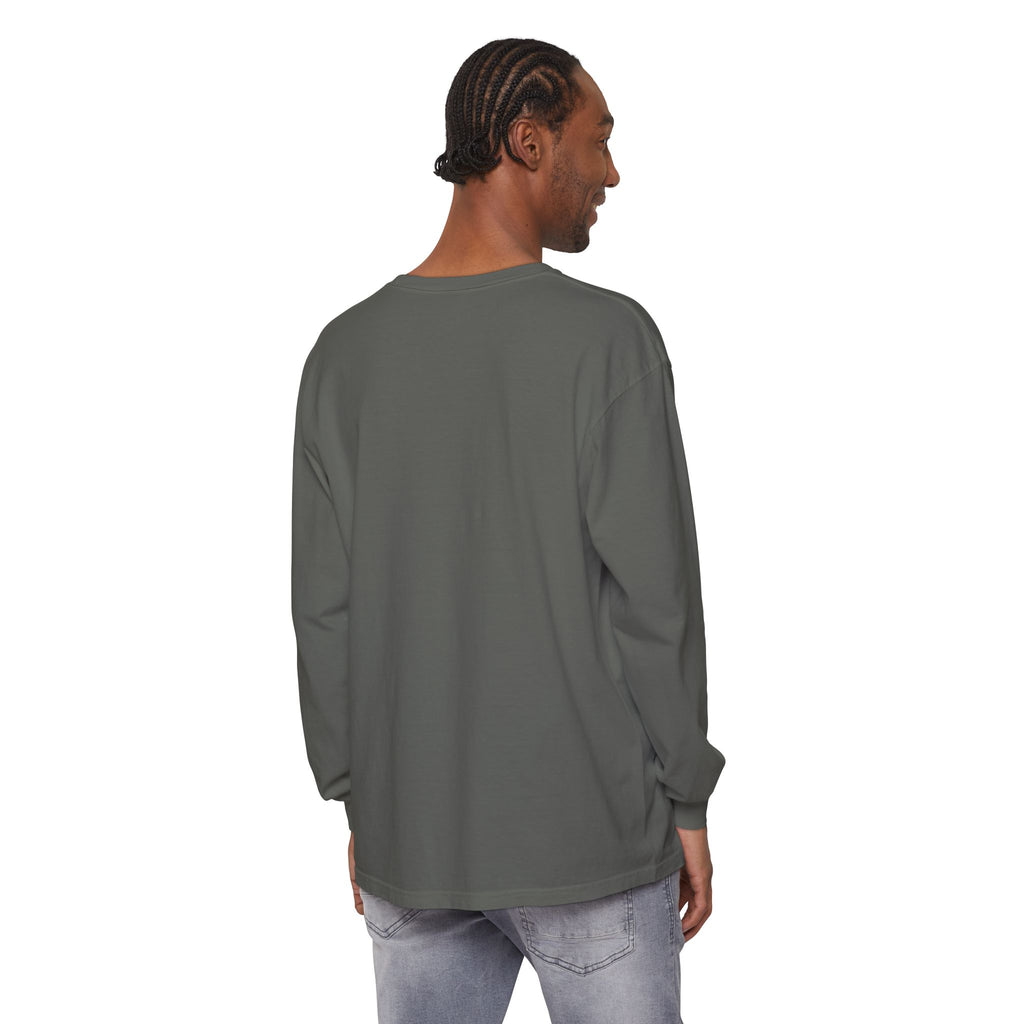 Beware of Dad Watching 24/7 Pitbull Graphic Long Sleeve Tee