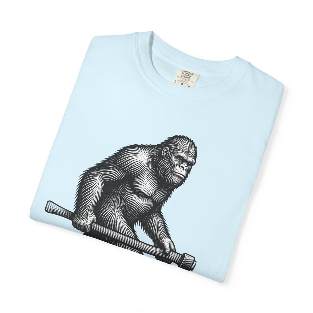 Sasquatch with Axe T-shirt | Vintage Bigfoot Illustration USA