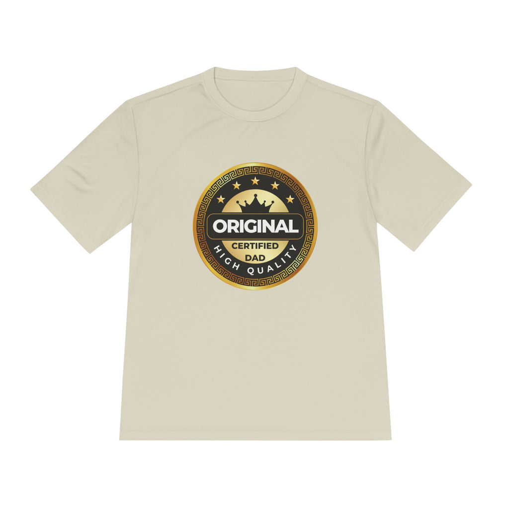 Original Certified Dad Badge Tee | Father's Day Dad Shirt