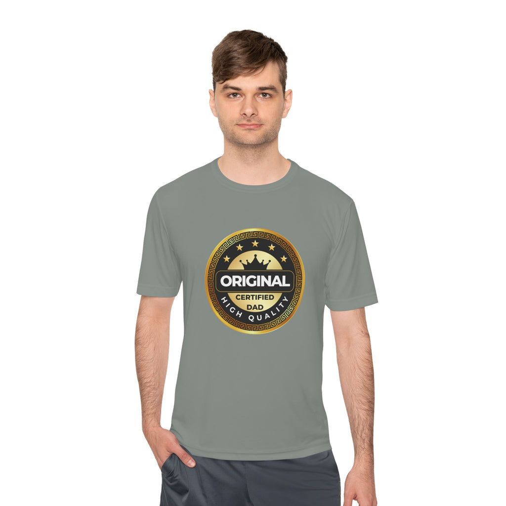 Original Certified Dad Badge Tee | Father's Day Dad Shirt
