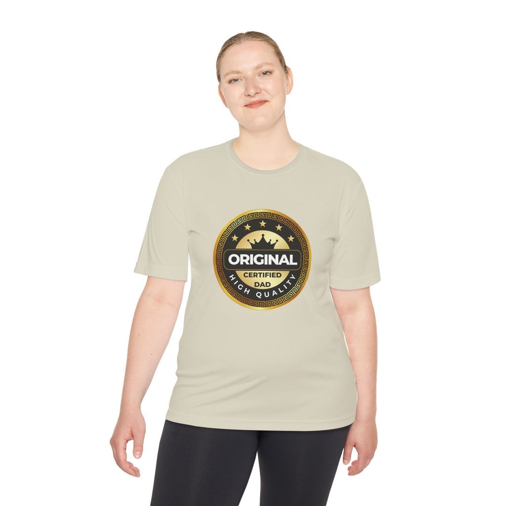 Original Certified Dad Badge Tee | Father's Day Dad Shirt