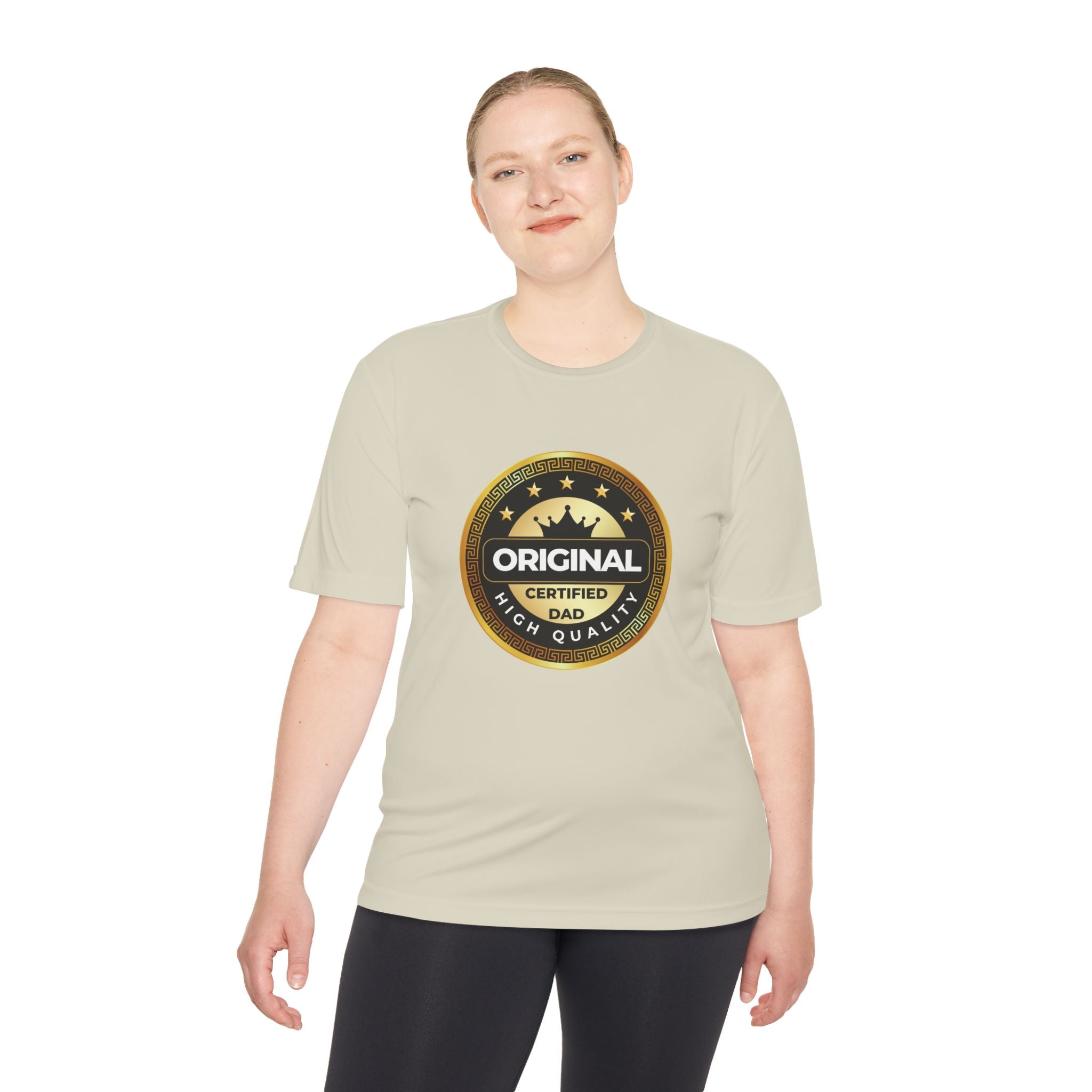 Original Certified Dad Badge Tee | Father's Day Dad Shirt