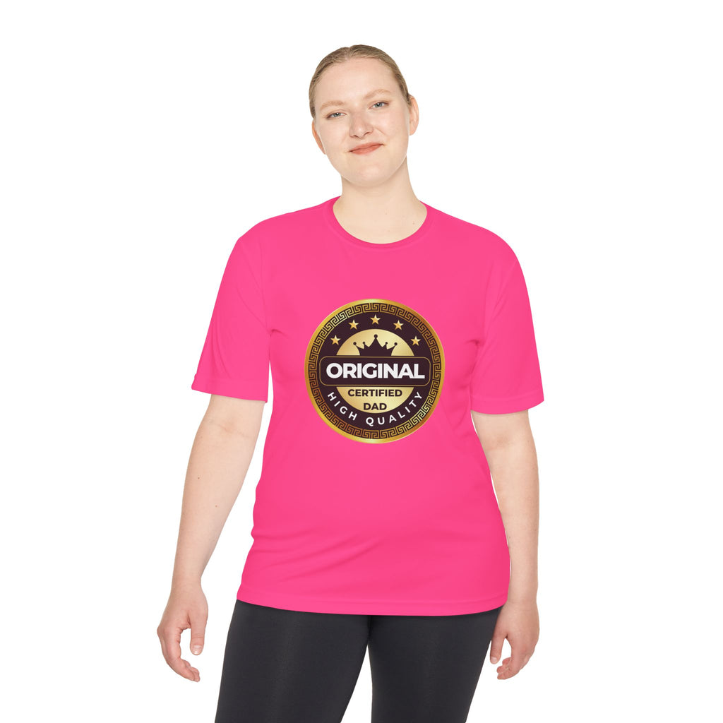 Original Certified Dad Badge Tee | Father's Day Dad Shirt