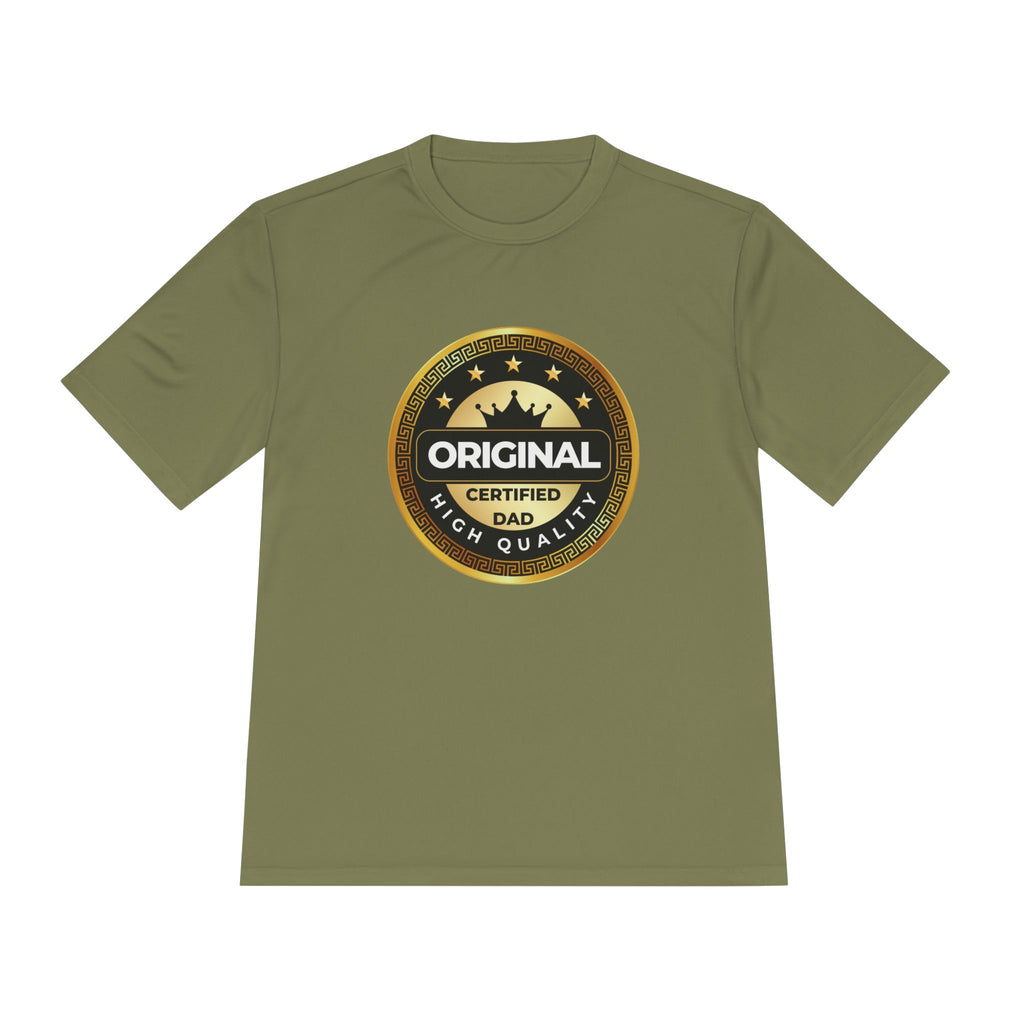 Original Certified Dad Badge Tee | Father's Day Dad Shirt