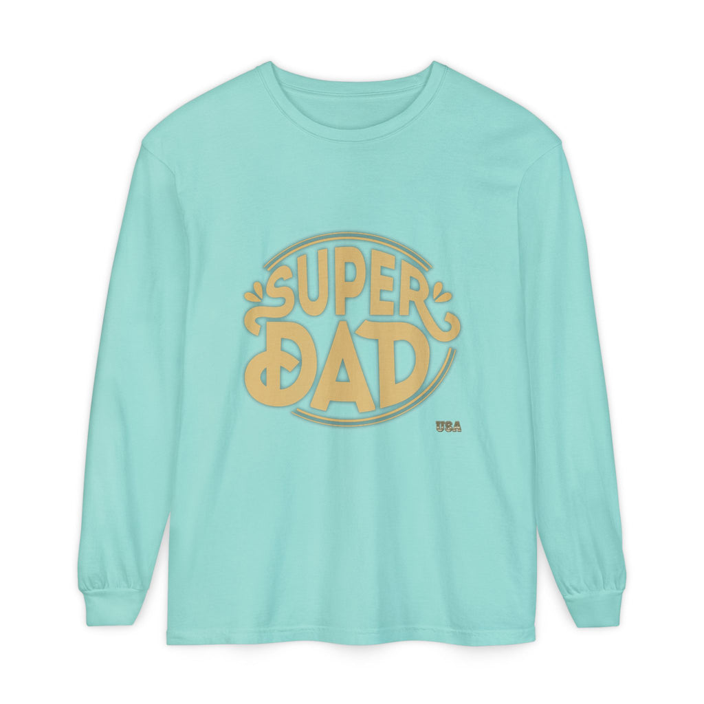 Super Dad Retro Badge Long Sleeve T-Shirt | Father’s Day Tee