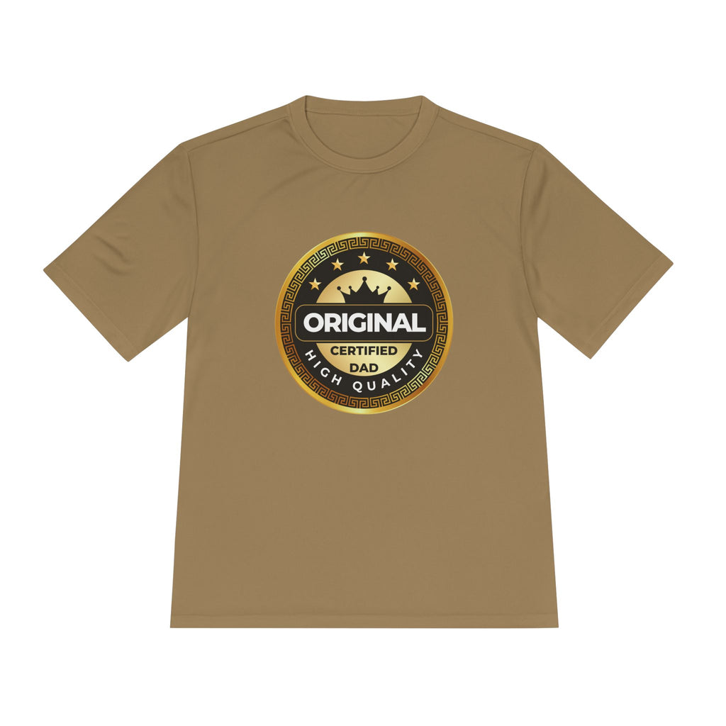 Original Certified Dad Badge Tee | Father's Day Dad Shirt