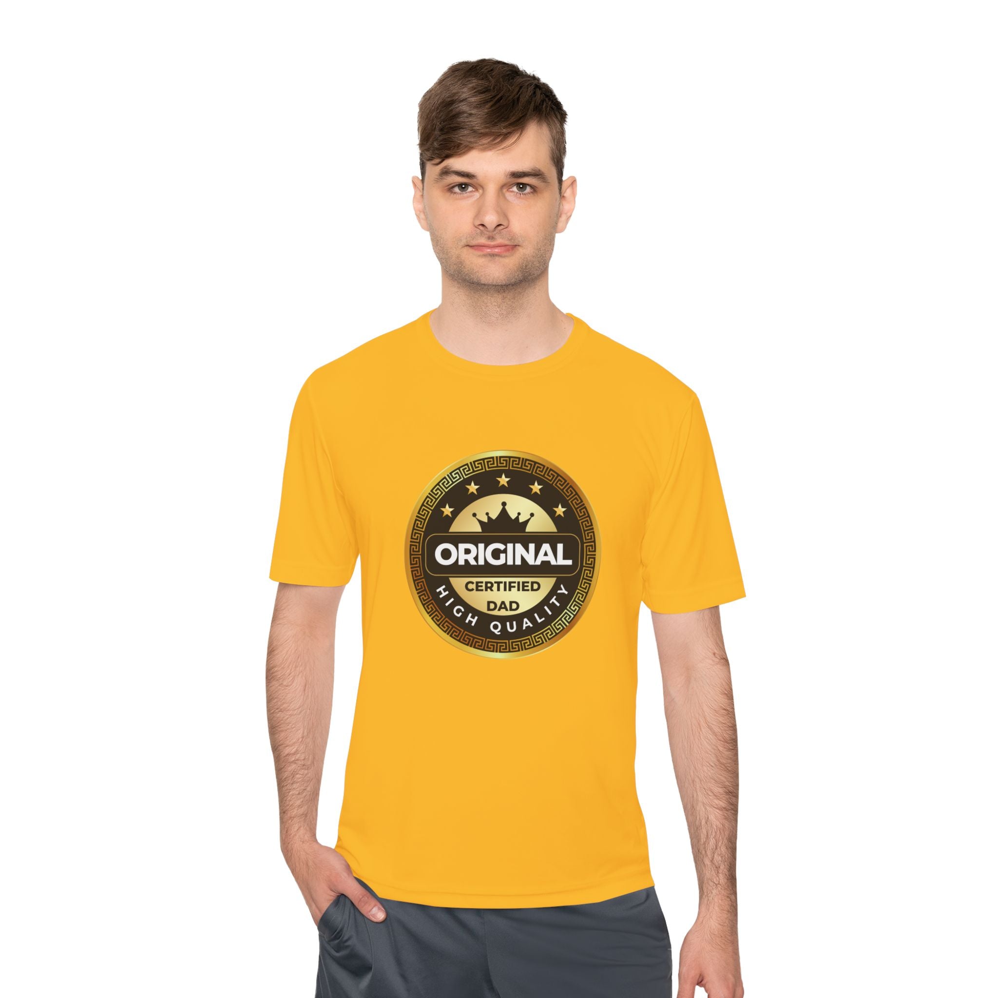 Original Certified Dad Badge Tee | Father's Day Dad Shirt