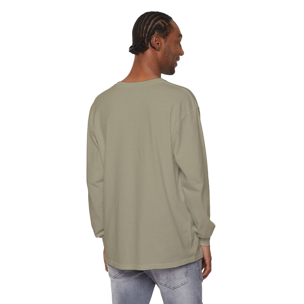 Beware of Dad Watching 24/7 Pitbull Graphic Long Sleeve Tee