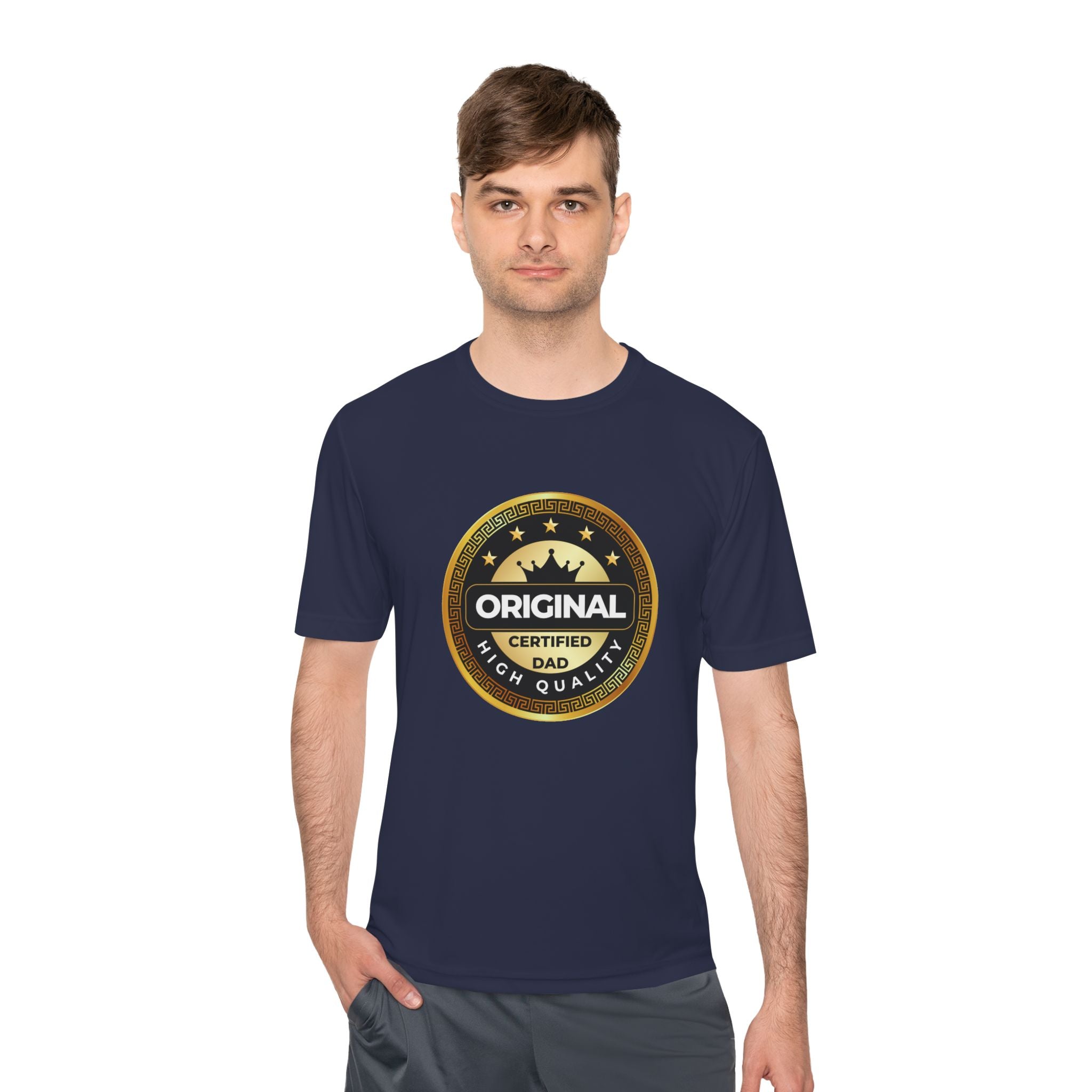 Original Certified Dad Badge Tee | Father's Day Dad Shirt