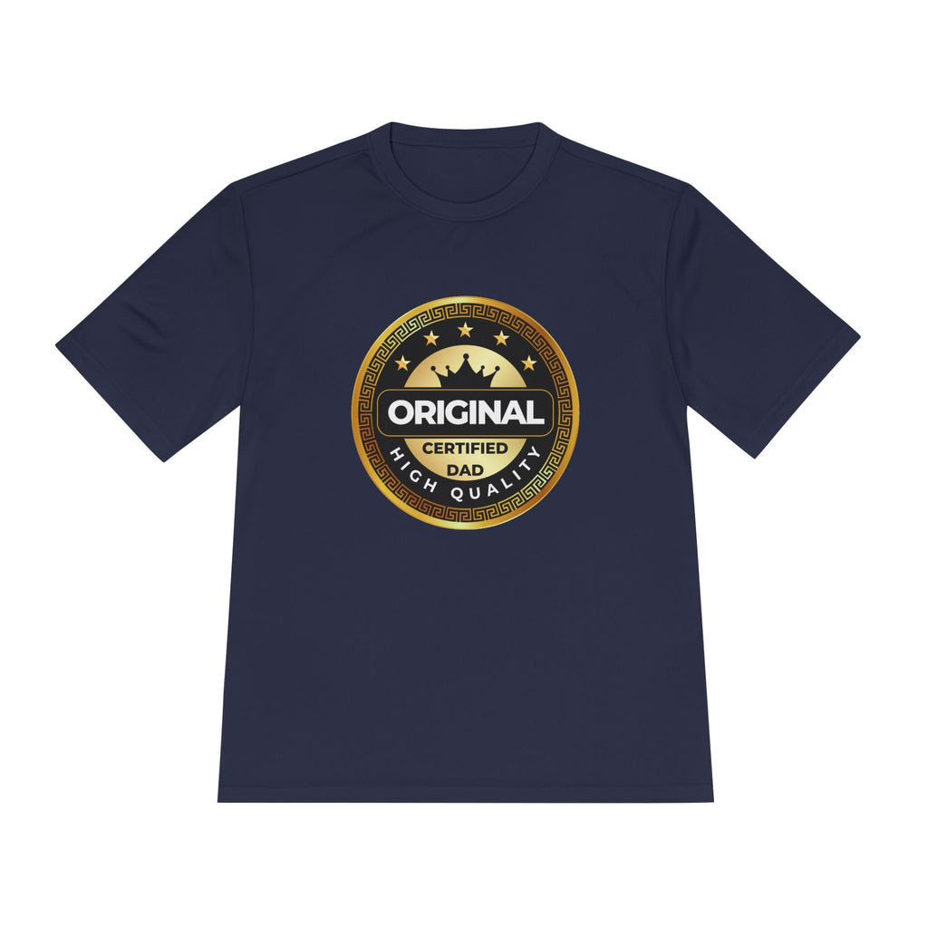 Original Certified Dad Badge Tee | Father's Day Dad Shirt