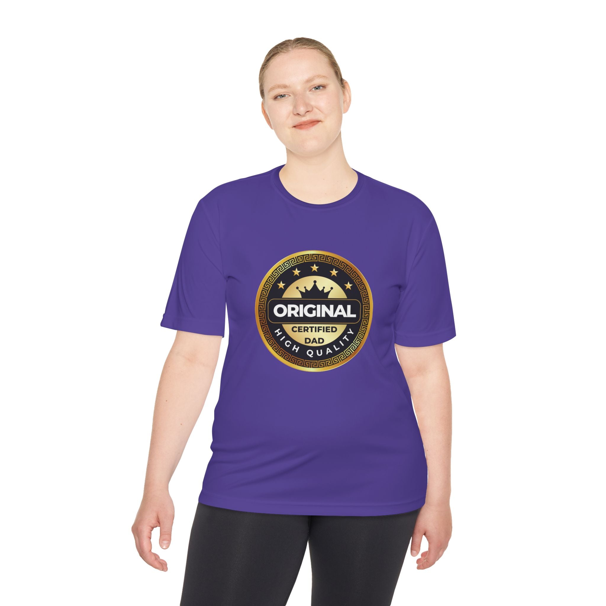 Original Certified Dad Badge Tee | Father's Day Dad Shirt