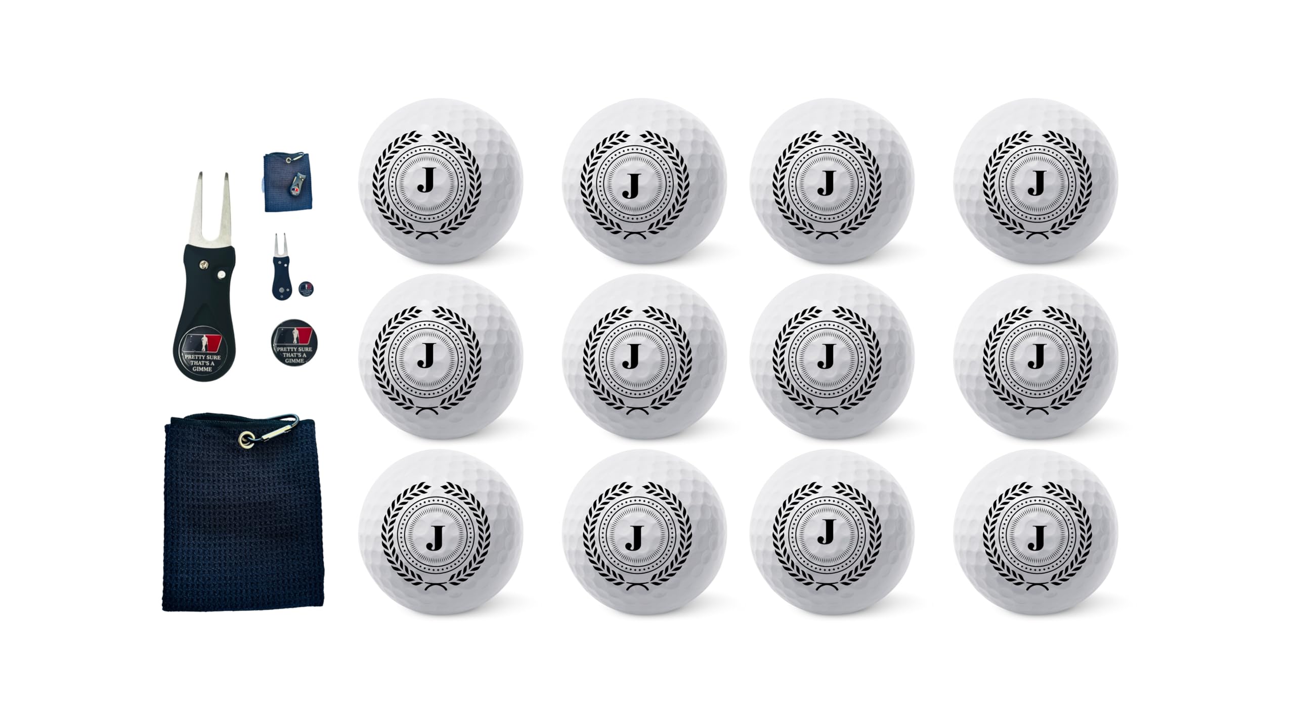 Personalized Custom Golf Balls | Multiple Designs | Golf Balls | Monogrammed Golf Gifts & Accessories