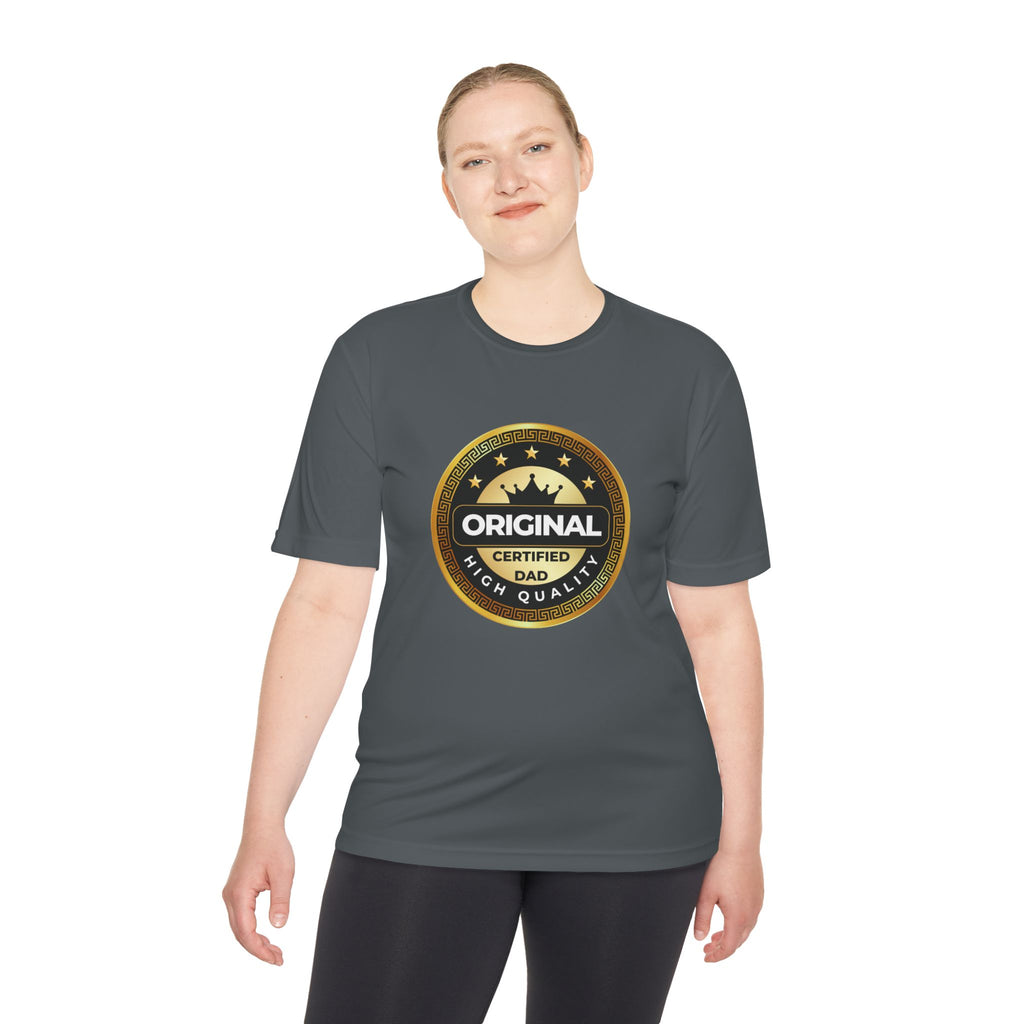 Original Certified Dad Badge Tee | Father's Day Dad Shirt