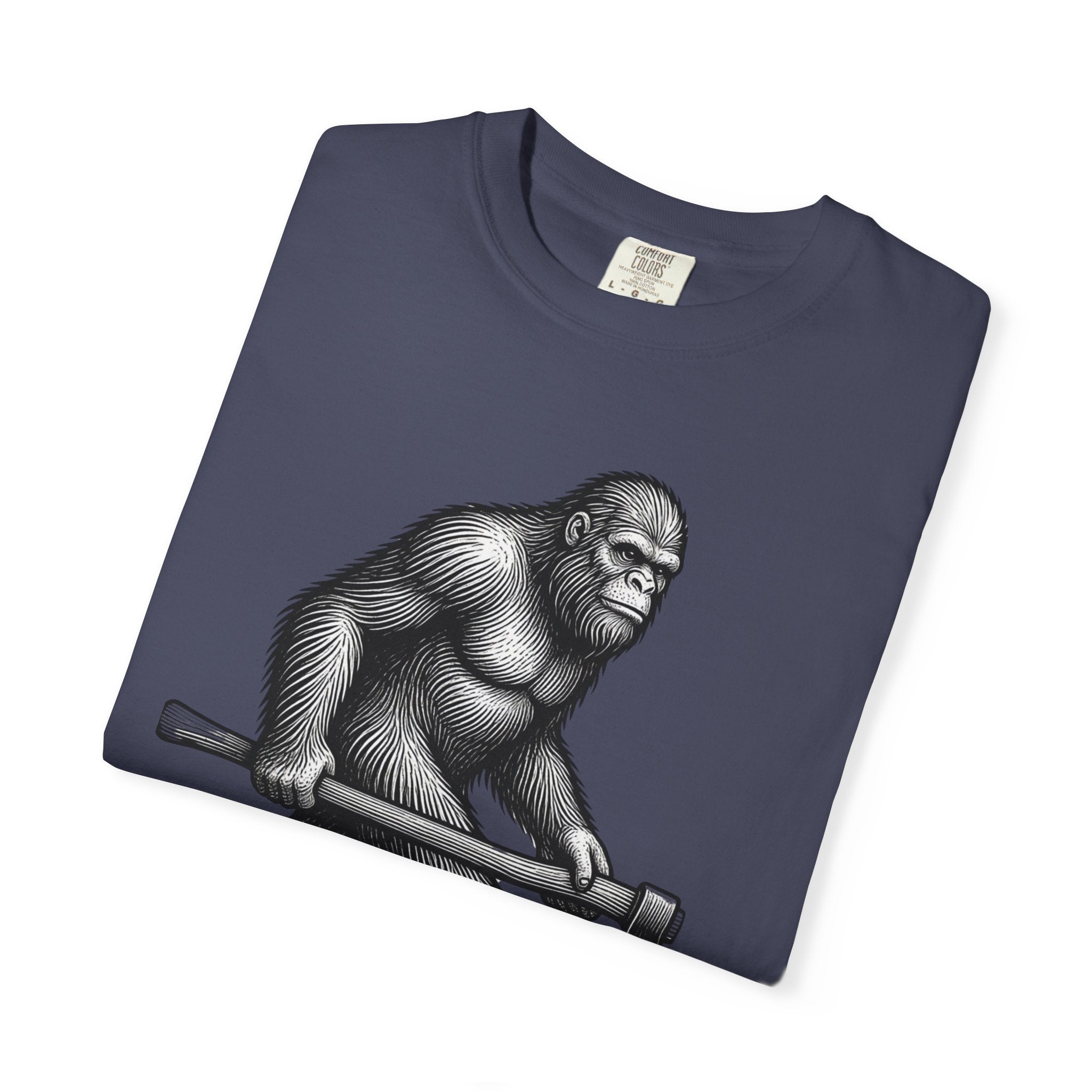 Sasquatch with Axe T-shirt | Vintage Bigfoot Illustration USA