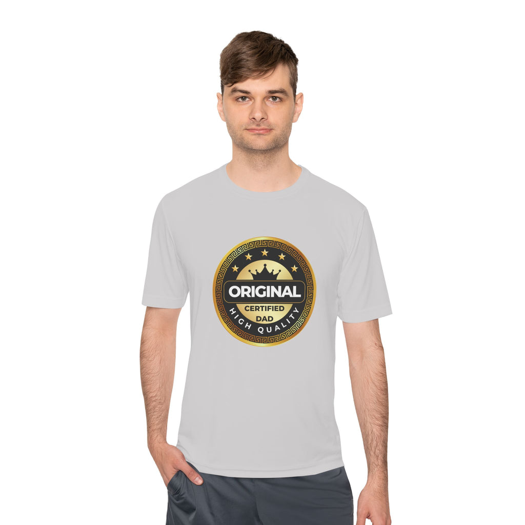 Original Certified Dad Badge Tee | Father's Day Dad Shirt