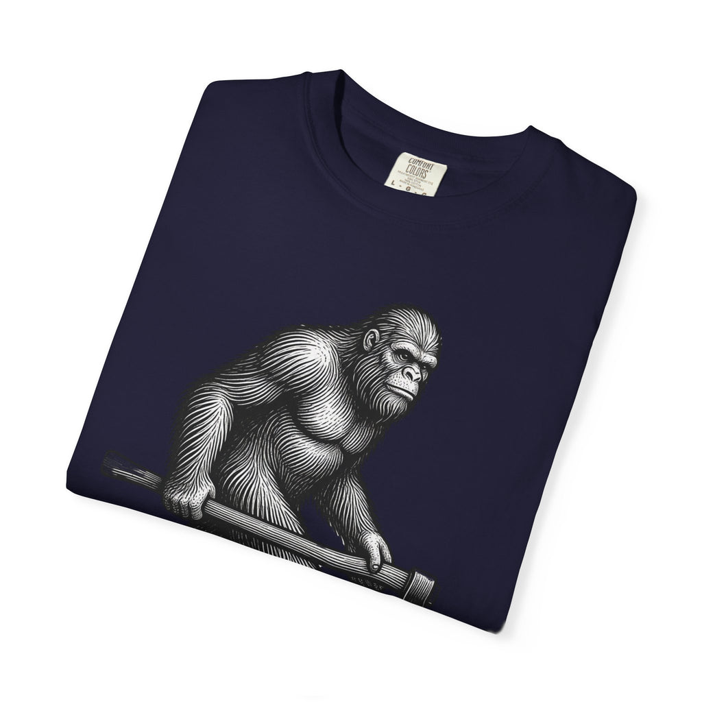 Sasquatch with Axe T-shirt | Vintage Bigfoot Illustration USA
