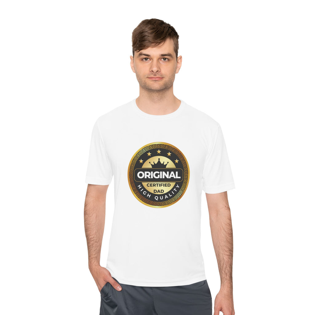 Original Certified Dad Badge Tee | Father's Day Dad Shirt