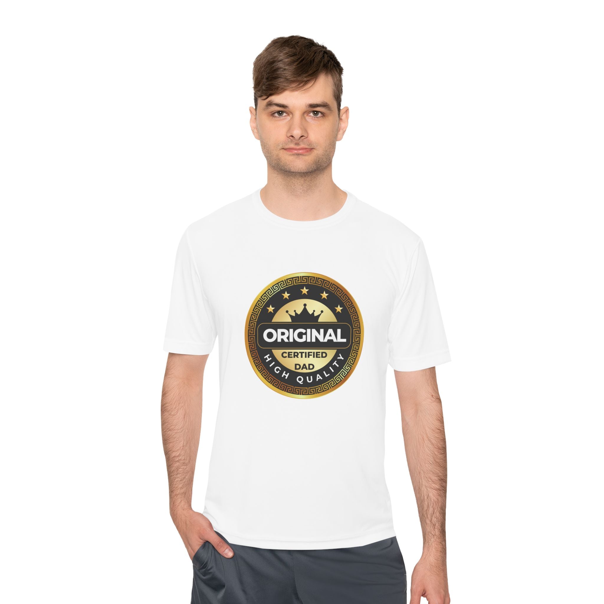 Original Certified Dad Badge Tee | Father's Day Dad Shirt