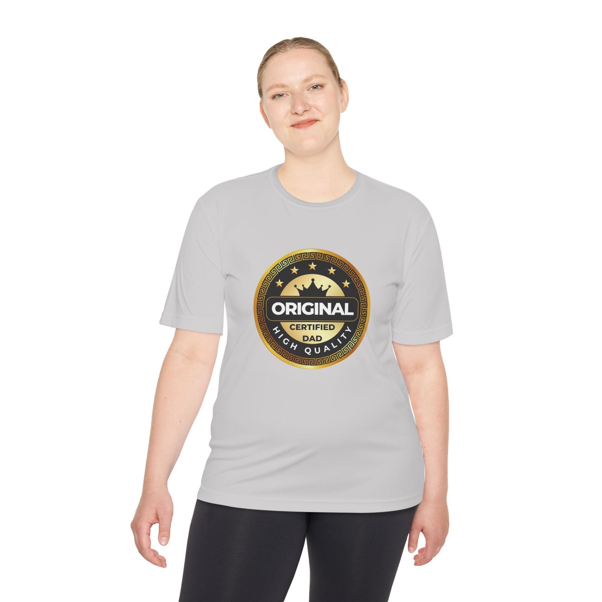 Original Certified Dad Badge Tee | Father's Day Dad Shirt