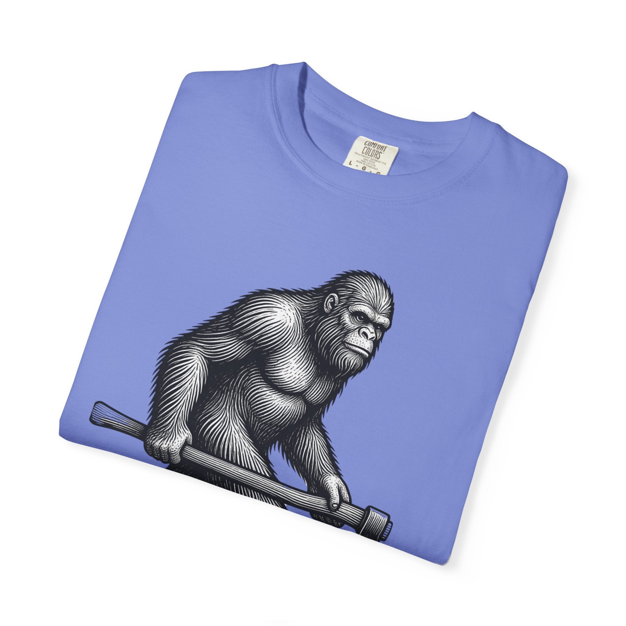 Sasquatch with Axe T-shirt | Vintage Bigfoot Illustration USA