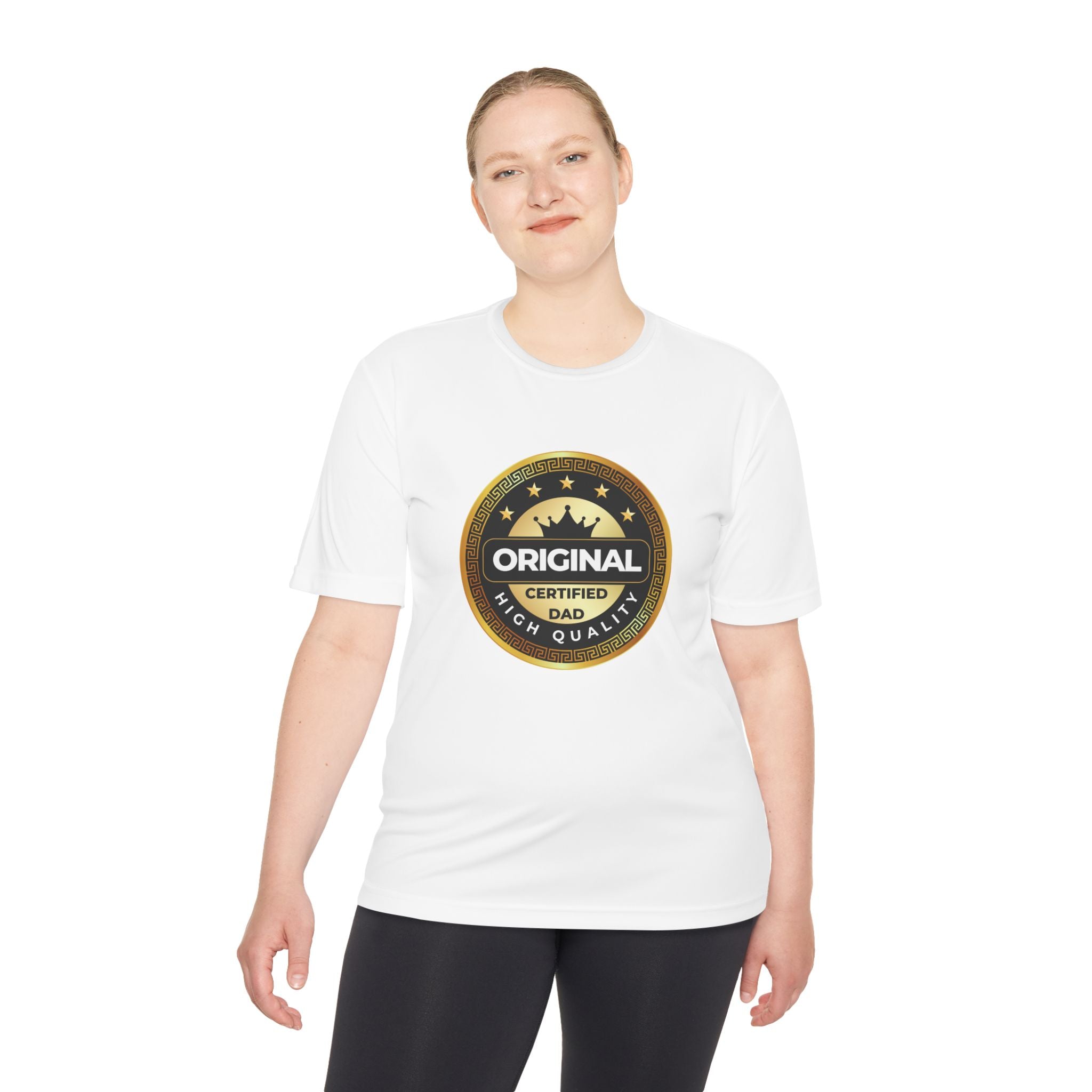 Original Certified Dad Badge Tee | Father's Day Dad Shirt