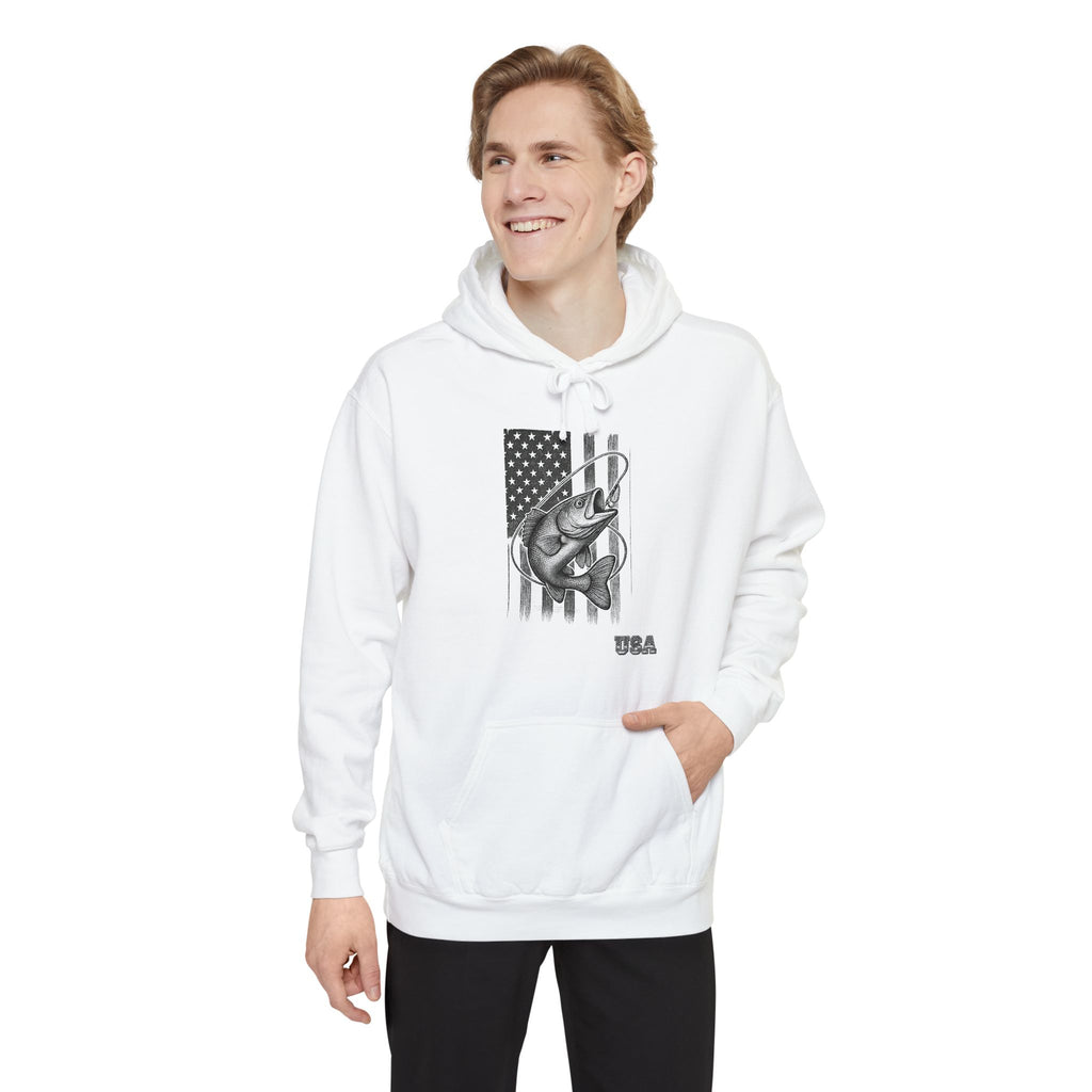 American Flag Sloth Hoodie | USA Graphic Pullover