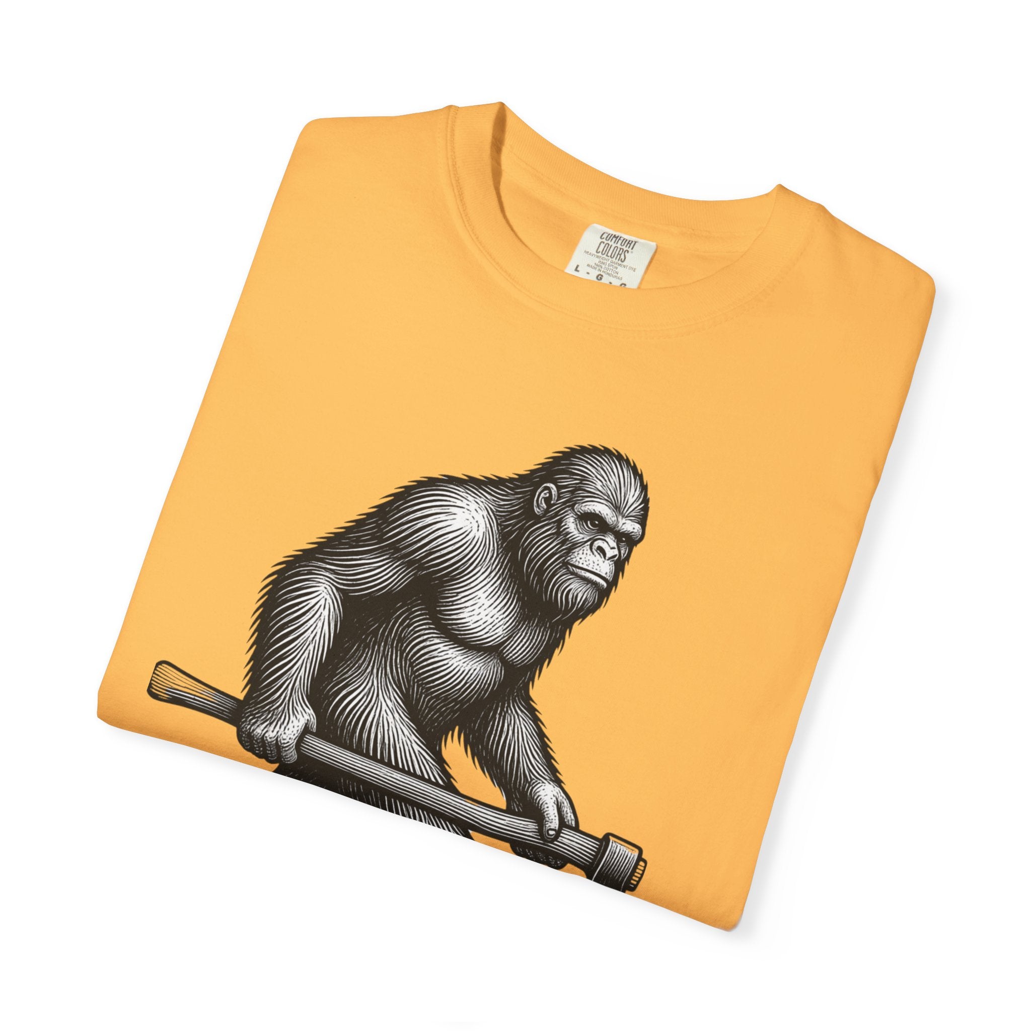 Sasquatch with Axe T-shirt | Vintage Bigfoot Illustration USA